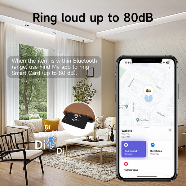 Rechargeable Tracking Card